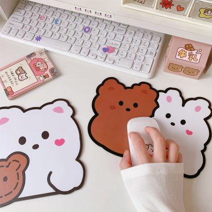 Desk Mat Kawaii Cute Bear Bunny Puppy Pads